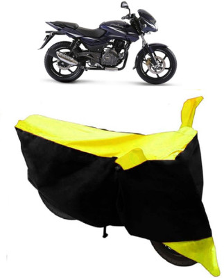 AutoKick Two Wheeler Cover for Bajaj(Pulsar 180 DTS-i, Yellow)