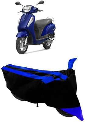 AutoKick Two Wheeler Cover for Suzuki(Access, Blue)