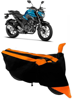 AutoKick Two Wheeler Cover for Yamaha(FZ, Orange)