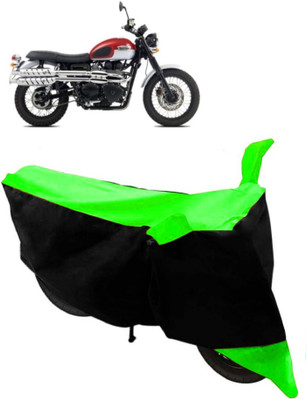 SUNONA Waterproof Two Wheeler Cover for Triumph(Scrambler, Green)