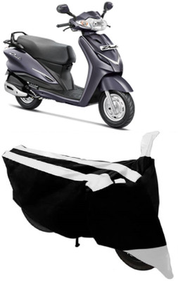 AutoKick Two Wheeler Cover for Hero(Duet, White)