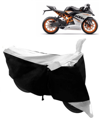 SUNONA Waterproof Two Wheeler Cover for KTM(RC 390, White)
