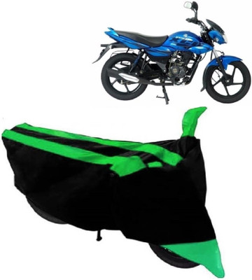 AutoKick Two Wheeler Cover for Bajaj(XCD 125cc, Green)