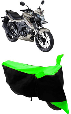 AutoKick Two Wheeler Cover for Suzuki(Bandit, Green)