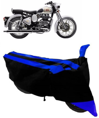 AutoRock Two Wheeler Cover for Royal Enfield(Classic 350, Blue)