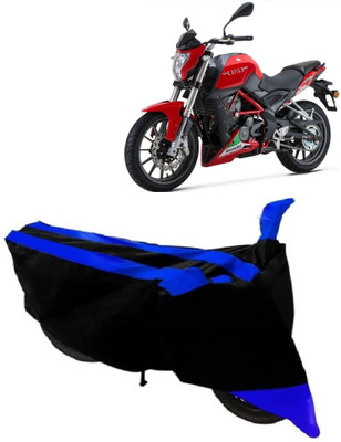 AutoKick Two Wheeler Cover for DSK Benelli(TNT 25, Blue)