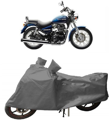 Everland Two Wheeler Cover for Royal Enfield(Enticer, Grey)