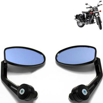 VOCADO Manual Rear View Mirror, Driver Side For Royal Enfield Classic Chrome(Left, Right)