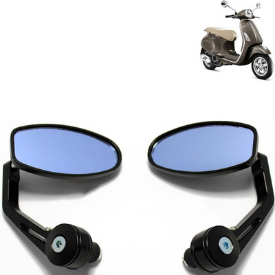VOCADO Manual Rear View Mirror, Driver Side For Piaggio Universal For Bike(Left, Right)