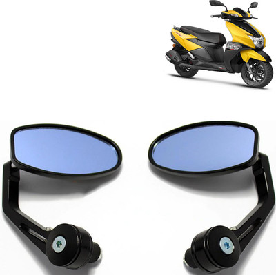 VOCADO Manual Rear View Mirror, Driver Side For TVS Universal For Bike(Left, Right)
