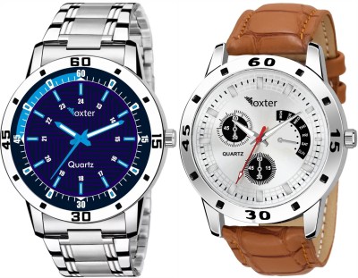 foxter-blue-white-dial-attractive-combo-pack-of-2-analog-watch-for-men