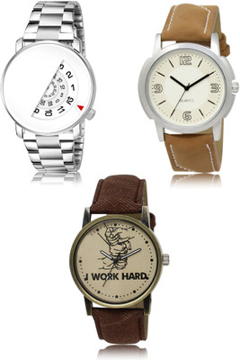 SWIFFIN New latest Designer Combo of 3 Analog Watch  - For Men