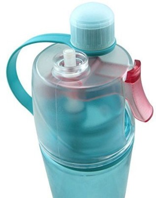 V Creation 2 in 1 Drink and Mist Water Bottle Spray Water Bottle, 600 ml (Multicolour) 600 ml Bottle(Pack of 1, Multicolor, Plastic)