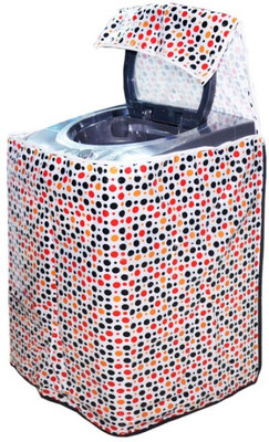 FABBRICK Top Loading Washing Machine  Cover(Width: 58 cm, Red,Black)
