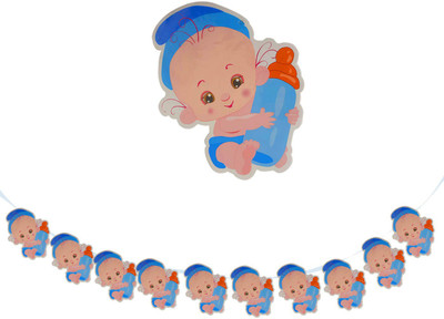 AMFIN Its A Boy Pennant Banner(1.6 ft, Pack of 1)