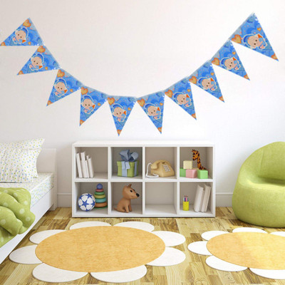 AMFIN Its A Boy Pennant Banner(1.6 ft, Pack of 1)