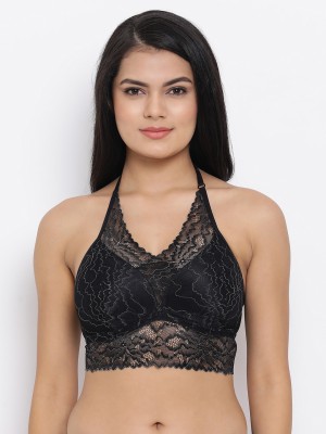 Clovia Women Bralette Lightly Padded Bra(Black)