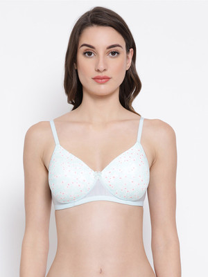 Clovia Women T-Shirt Lightly Padded Bra(Blue)