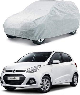 Anant Car Cover For Hyundai Grand i10 (Without Mirror Pockets)(Silver, For 2016, 2017, 2018, 2019 Models)