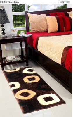 Divine Homes Multicolor Polyester Runner(2 ft,  X 5 ft, Rectangle)
