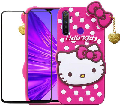 Calosc Back Cover for Samsung Galaxy G355/Core 2 With Free 11D Tempered Glass(Pink, 3D Case)
