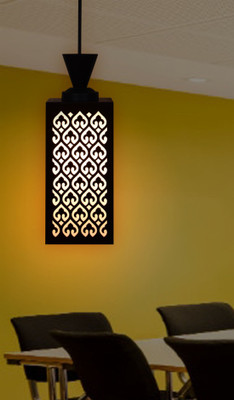 Gojeeva Wooden Hanging Lamp Style Hanging Lamp Creative Wood Pendant Lamp Ceiling Lamp(Brown)