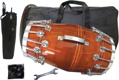 GT manufacturers Full Tool Kit With Dholak 1821 Nut & Bolts Dholak(Brown)