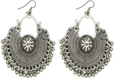 Shining Angel Afghani German Silver Chandbali earring Alloy Chandbali Earring