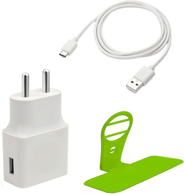 DAKRON Wall Charger Accessory Combo for Realme 5 Pro(White)