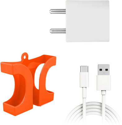 DAKRON Wall Charger Accessory Combo for OPPO A9 2020(White)