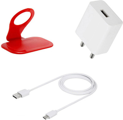 SARVIN Wall Charger Accessory Combo for Motorola One Macro(White)