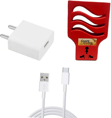 DAKRON Wall Charger Accessory Combo for Vivo V17(White)