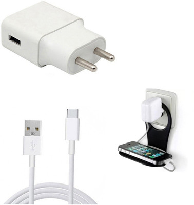 DAKRON Wall Charger Accessory Combo for Blackview BV9700 Pro(White)