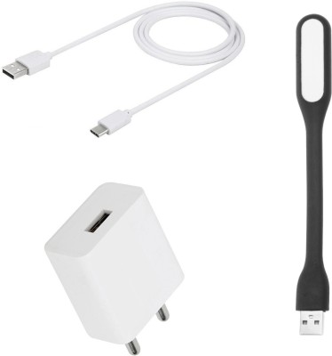 DAKRON Wall Charger Accessory Combo for OPPO Reno 2Z(White)