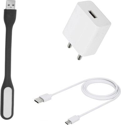 DAKRON Wall Charger Accessory Combo for Vivo Z1x(White)