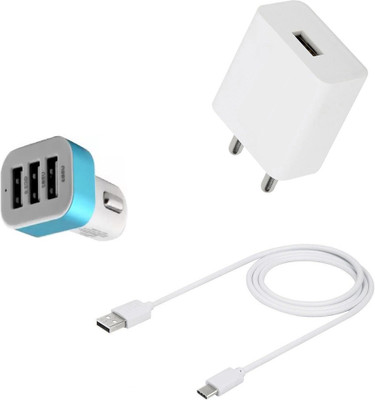 SARVIN Wall Charger Accessory Combo for Xiaomi Redmi 8A(White)