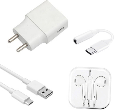 DAKRON Wall Charger Accessory Combo for Umidigi F1 Play(White)