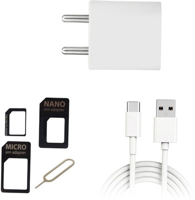DAKRON Wall Charger Accessory Combo for HTC Wildfire X(White)