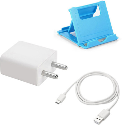 DAKRON Wall Charger Accessory Combo for Realme 5 Pro(White)