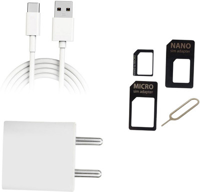 SARVIN Wall Charger Accessory Combo for OPPO A9(White)