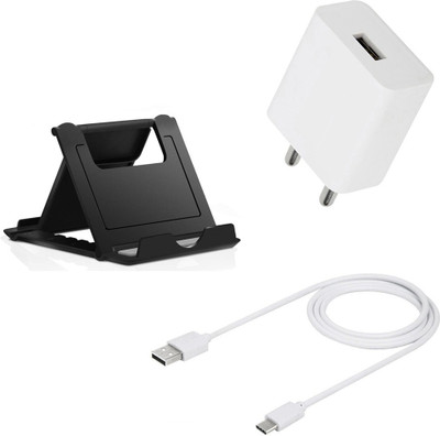SARVIN Wall Charger Accessory Combo for Xiaomi Redmi 8A(White, Black)