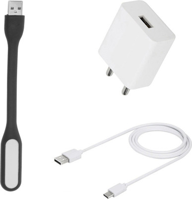 SARVIN Wall Charger Accessory Combo for Motorola One Macro(White)