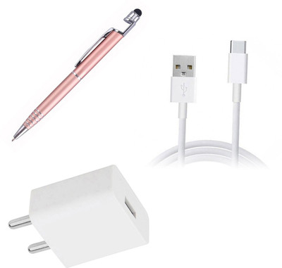 SARVIN Wall Charger Accessory Combo for Xiaomi Redmi 8(White)