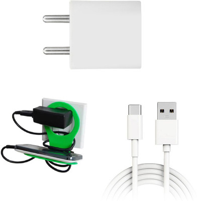 SARVIN Wall Charger Accessory Combo for OPPO A9 2020(White)
