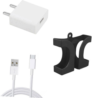 DAKRON Wall Charger Accessory Combo for Blackview BV9700 Pro(White)