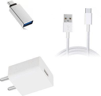 DAKRON Wall Charger Accessory Combo for OPPO Reno 2(White)
