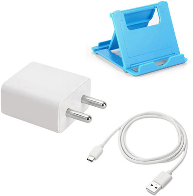 SARVIN Wall Charger Accessory Combo for Lenovo K10 Note(White)