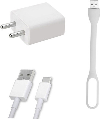 DAKRON Wall Charger Accessory Combo for Lenovo K10 Plus(White)