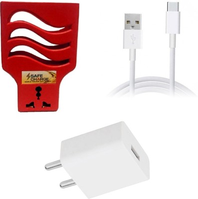 DAKRON Wall Charger Accessory Combo for OPPO Reno 2(White)