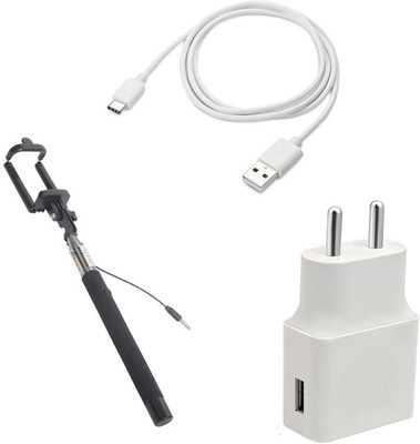 DAKRON Wall Charger Accessory Combo for Realme X2 Pro(White)